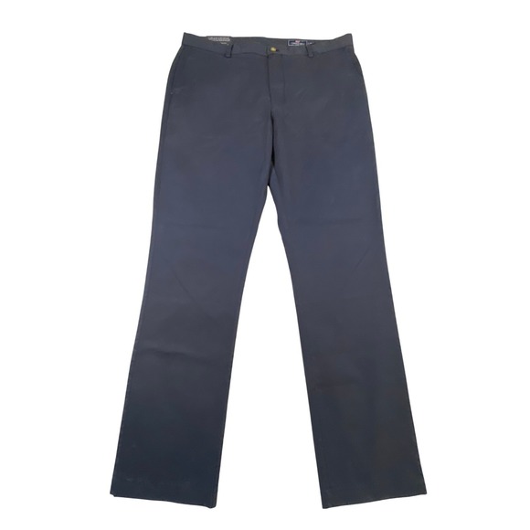 Vineyard Vines Other - Vineyard Vines Mens Breaker Pant Navy Blue Straight Leg Chino‎ 38x34 NEW